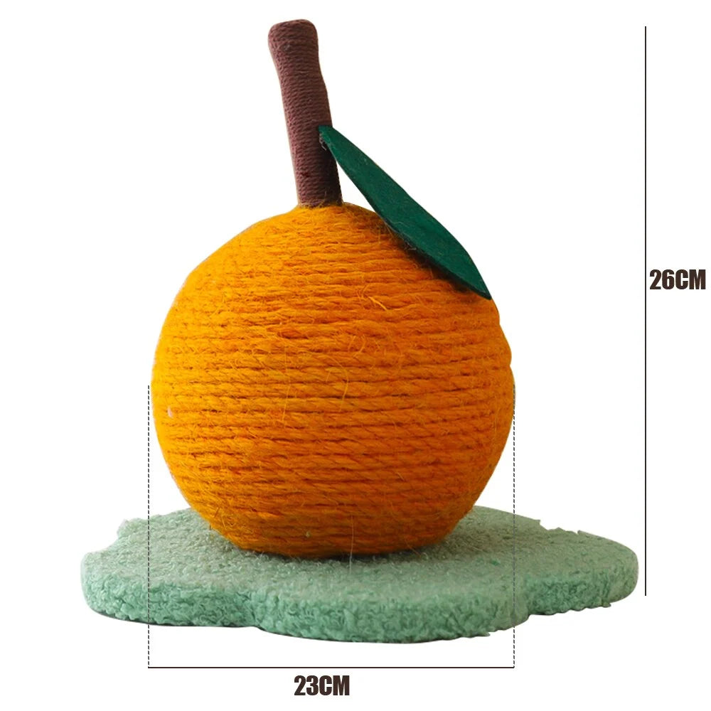 Cat Scratching Toy Sisal Orange Tree Design