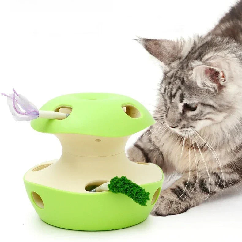 Cat Teaser Toy Automatic Motion Compact Stable Base
