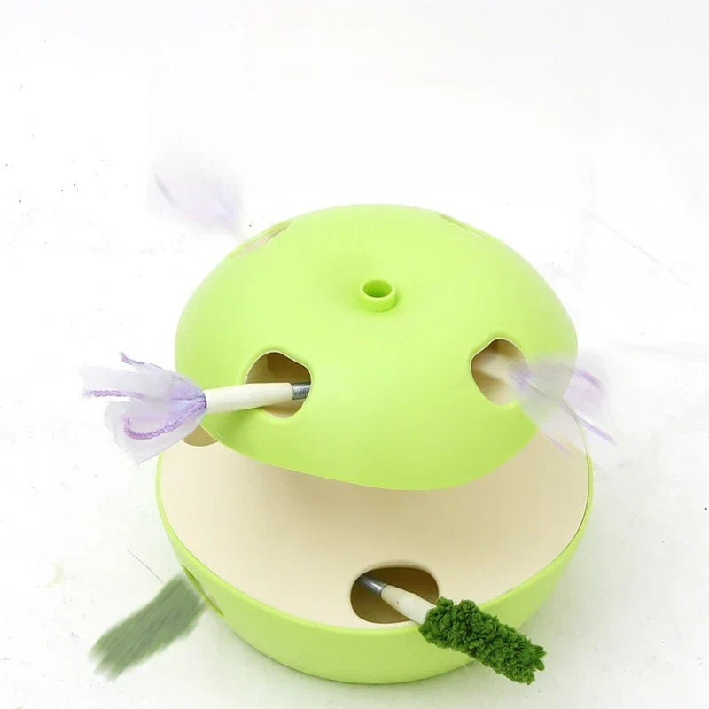 Cat Teaser Toy Automatic Motion Compact Stable Base