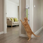 Cat Teaser Toy Automatic Moving Ropes Rechargeable Suction Mount