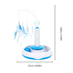 Cat Teaser Wand Feather & 360° Spin Lightweight ABS