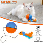 Cat Toy Automatic Erratic Movement Feather Attachment