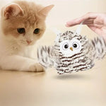 Cat Toy Flapping Wings & Owl Sounds USB-C Rechargeable