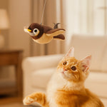 Cat Toy Motion-Activated Flapping Bird USB-Rechargeable