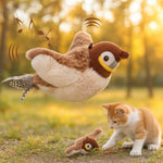 Cat Toy Motion-Activated Flapping Bird USB-Rechargeable