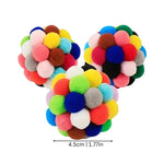 Cat Toy Plush Pom-Pom Set of 3