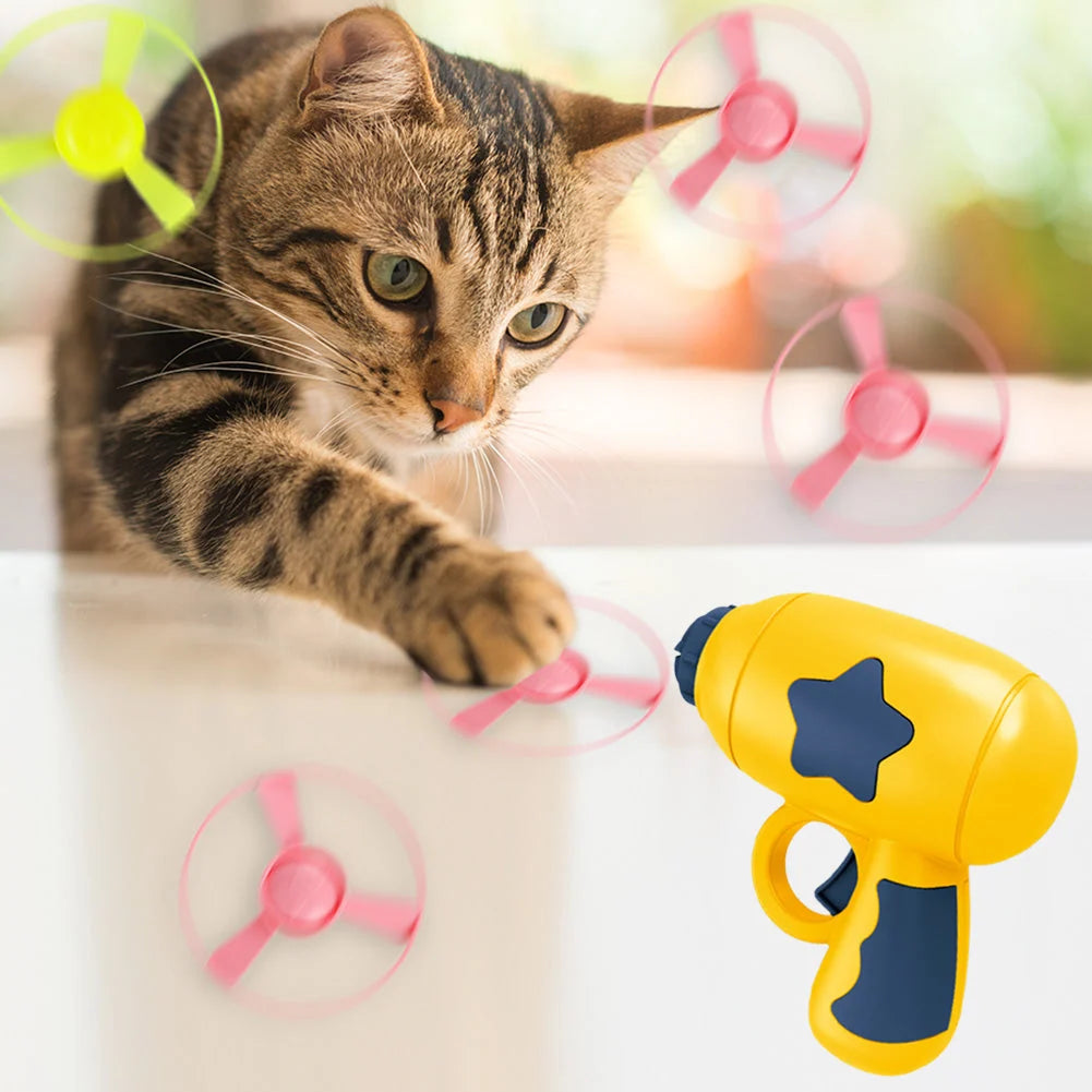 Cat Toy Rotating Light-Up Flying Disc