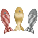Cat Toy Set Fish-Shaped Catnip 3-Pack