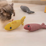 Cat Toy Set Fish-Shaped Catnip-Filled 3-Pack