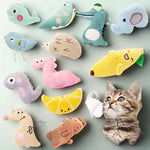 Cat Toy Set Plush Catnip Bite-Resistant 4-Pack