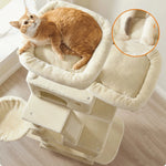 Cat Tree 2m Tall Plush Platforms 13 Sisal Posts