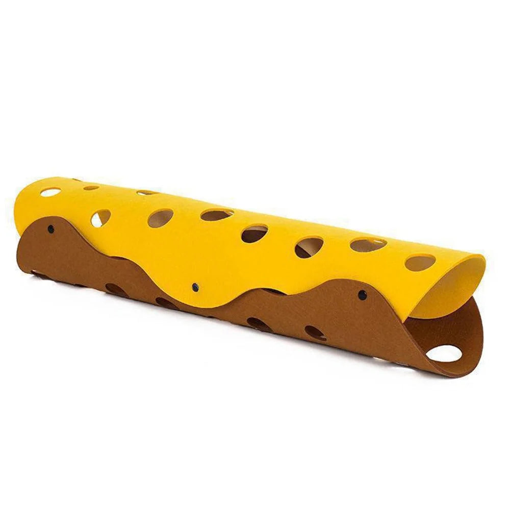 Cat Tunnel Bed Soft Padded Felt Perforated