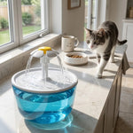 Cat Water Fountain USB-Powered Three Flow Modes 23.7 Oz Capacity