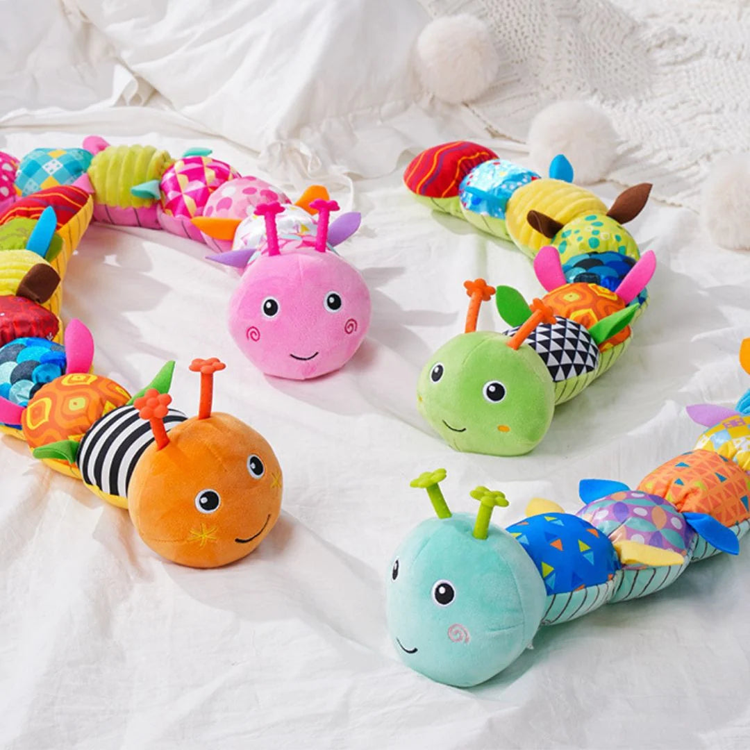 Caterpillar Plush Toy Musical Textured Sensory