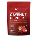 Cayenne Pepper Supplement Botanical Softgels Metabolism Support