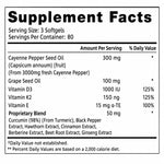 Cayenne Pepper Supplement Botanical Softgels Metabolism Support
