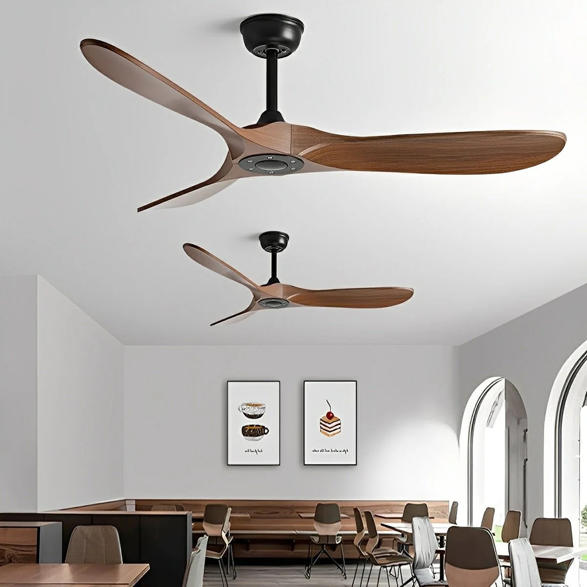 Ceiling Fan Quiet Energy-Efficient DC Motor Reversible Airflow