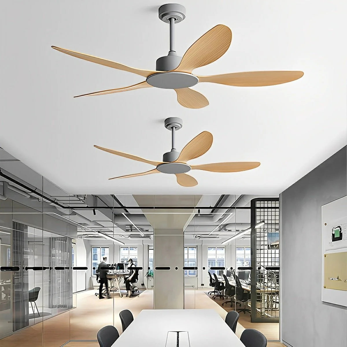 Ceiling Fan Quiet Reversible DC Motor Remote Controls