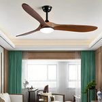 Ceiling Fan With LED Light Quiet Reversible Airflow