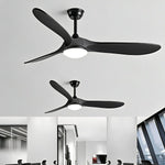 Ceiling Fan With LED Light Quiet Reversible Airflow