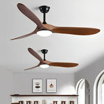 Ceiling Fan With LED Light Quiet Reversible Airflow