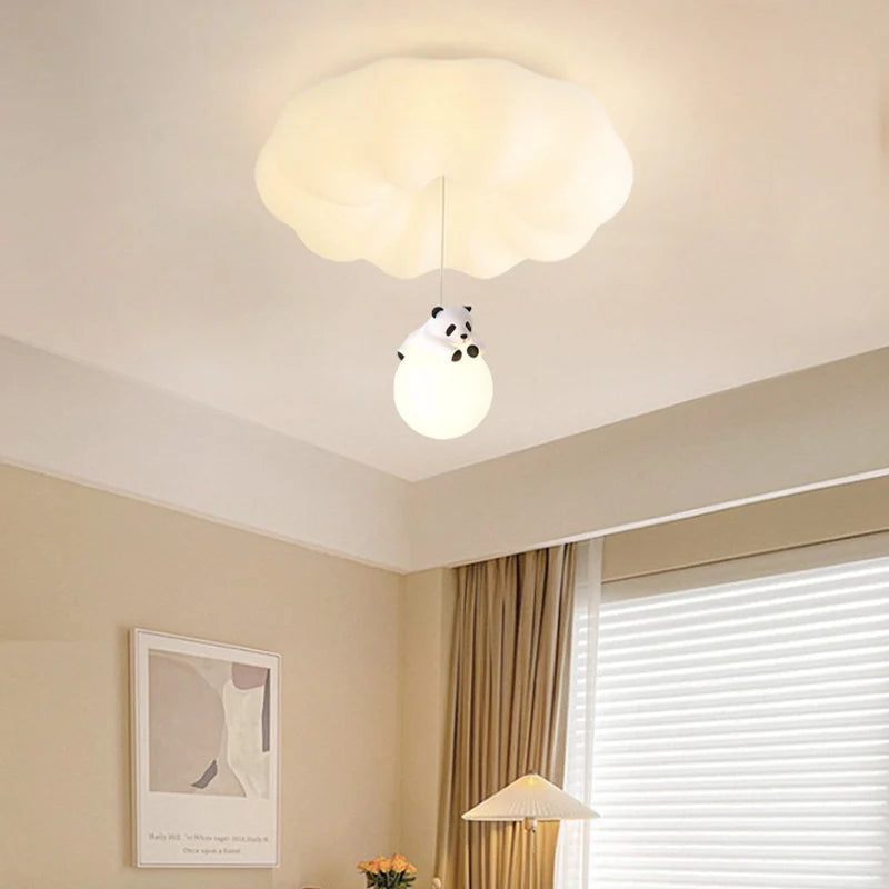 Ceiling Light Cloud-Shaped Three-Color Lighting Adjustable Height