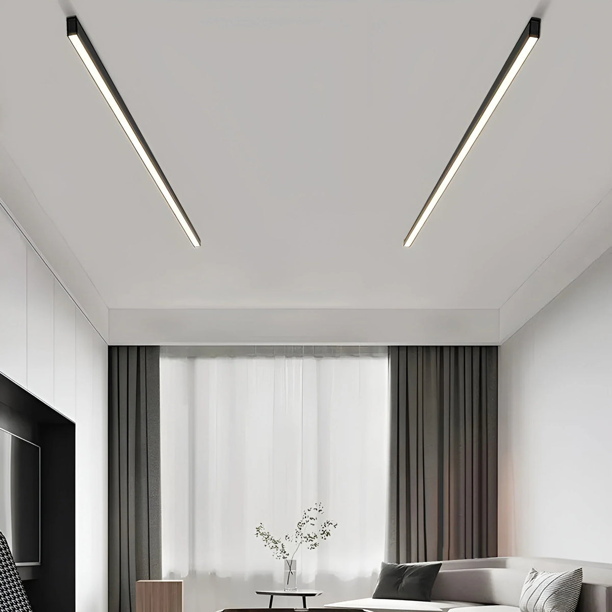 Ceiling Light LED Slim Flush Mount Adjustable Color Temperature