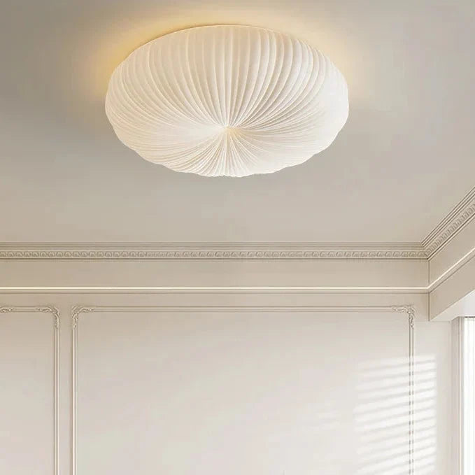 Ceiling Light Pleated Integrated Warm White LED