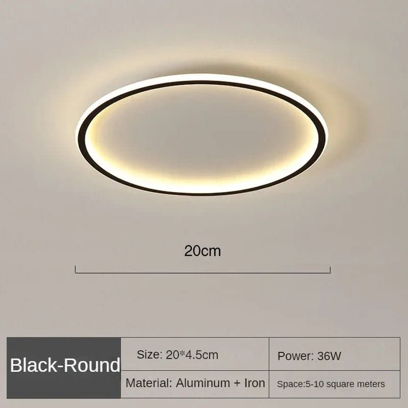 Ceiling Light Round Scandinavian LED Glare-Free Dimmable