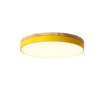 Ceiling Light Wood And Metal 4000K LED Minimalist Design