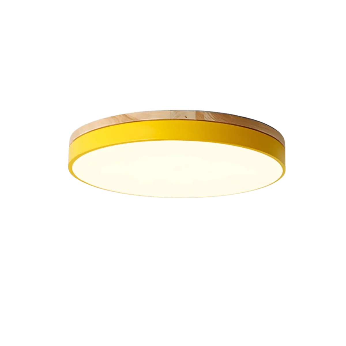 Ceiling Light Wood And Metal 4000K LED Minimalist Design