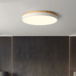 Ceiling Light Wood And Metal 4000K LED Minimalist Design