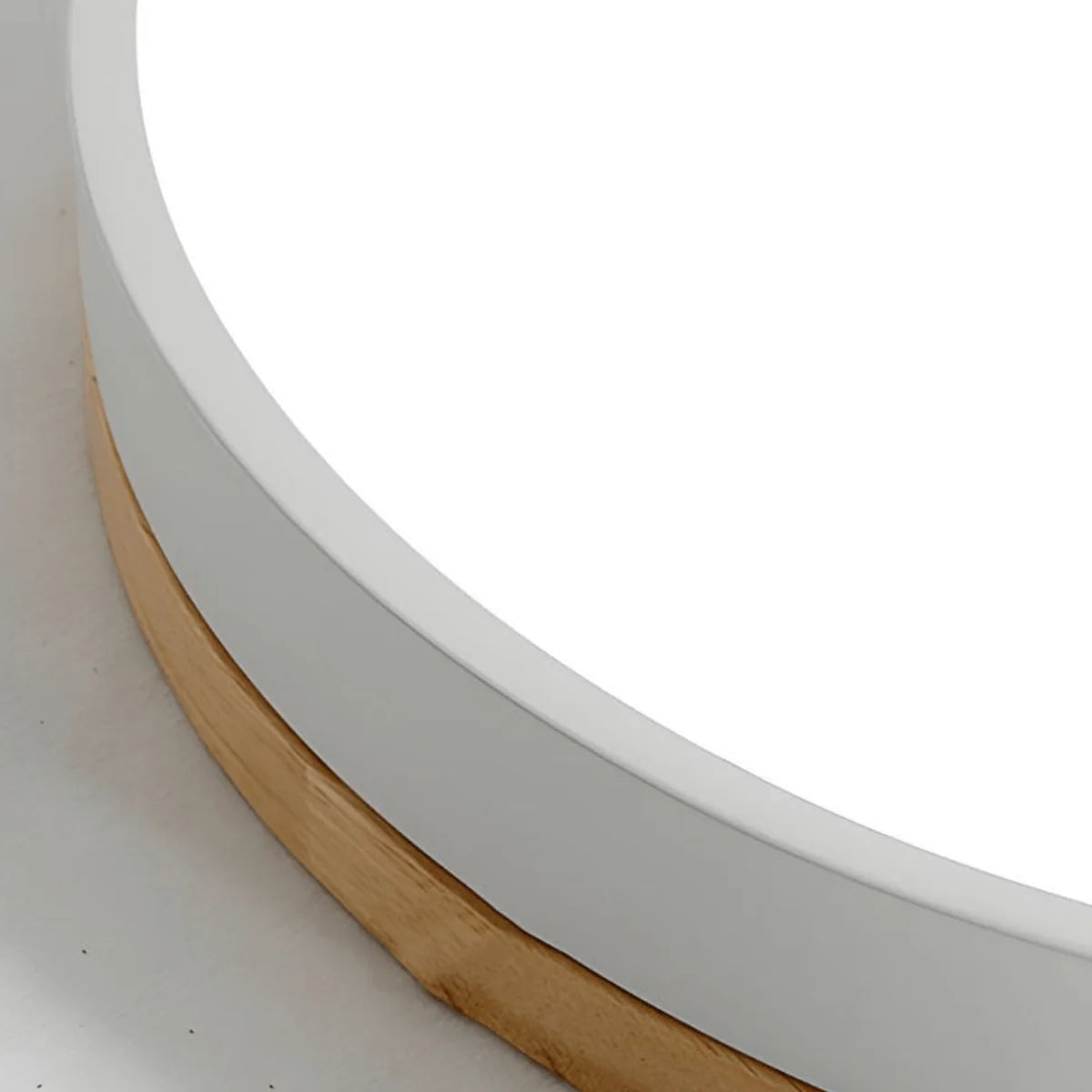 Ceiling Light Wood And Metal 4000K LED Minimalist Design