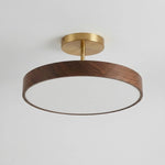 Ceiling Light Wooden Low-Profile Three Adjustable Light Tones