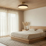 Ceiling Light Wooden Low-Profile Three Adjustable Light Tones