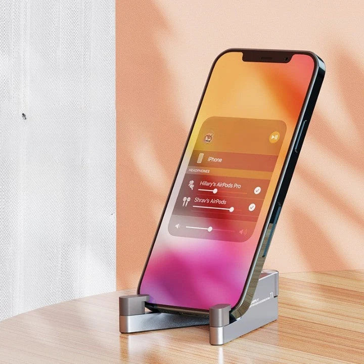 Cell Phone Stand Aluminum Pocket-Sized Hands-Free