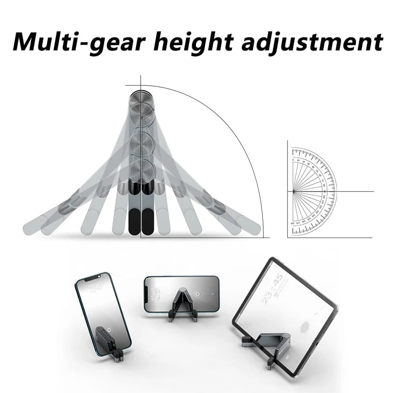 Cell Phone Stand Aluminum Pocket-Sized Hands-Free