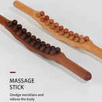 Cellulite Massage Roller Natural Wood Deep Stimulation