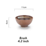 Ceramic Bowl Crackle Glaze 33.8 Fl Oz Capacity
