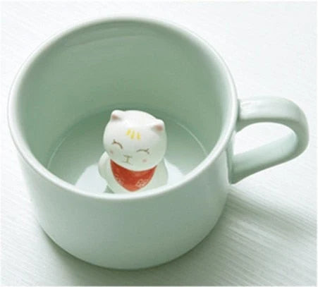 Ceramic Mug 3D Animal Design Handcrafted Dishwasher Safe
