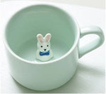 Ceramic Mug 3D Animal Design Handcrafted Dishwasher Safe