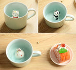 Ceramic Mug 3D Animal Design Handcrafted Dishwasher Safe