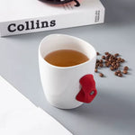 Ceramic Mug Handmade Textured Climbing Hold Grip