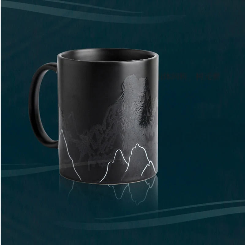 Ceramic Mug Heat-Activated Color-Changing 11.5 Oz