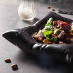 Ceramic Plate Pillow-Shaped Glazed Oven & Microwave Safe