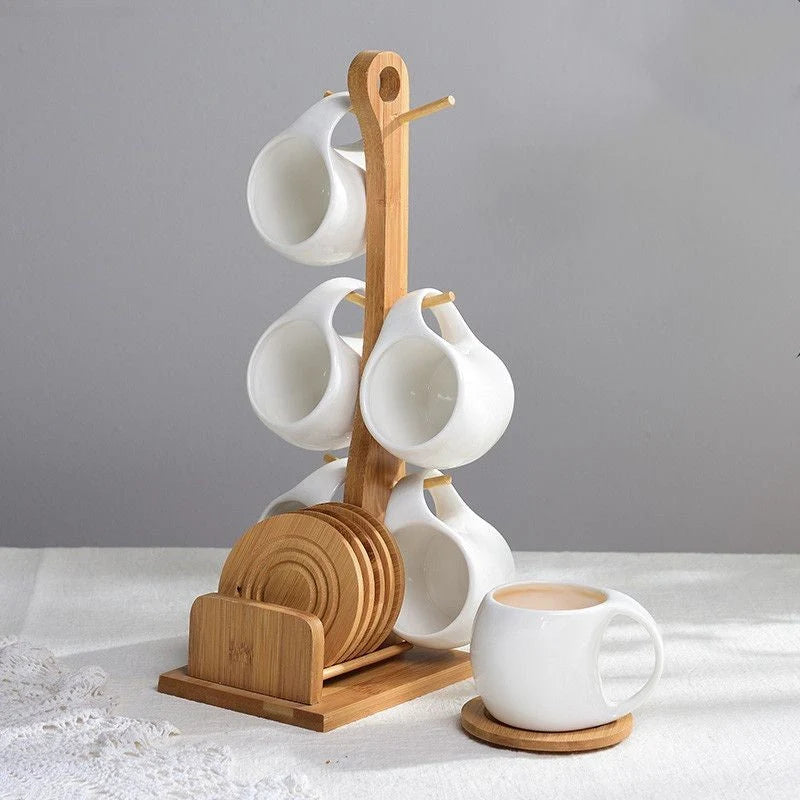 Ceramic Teapot Set Heat-Retaining Easy-Clean Surface