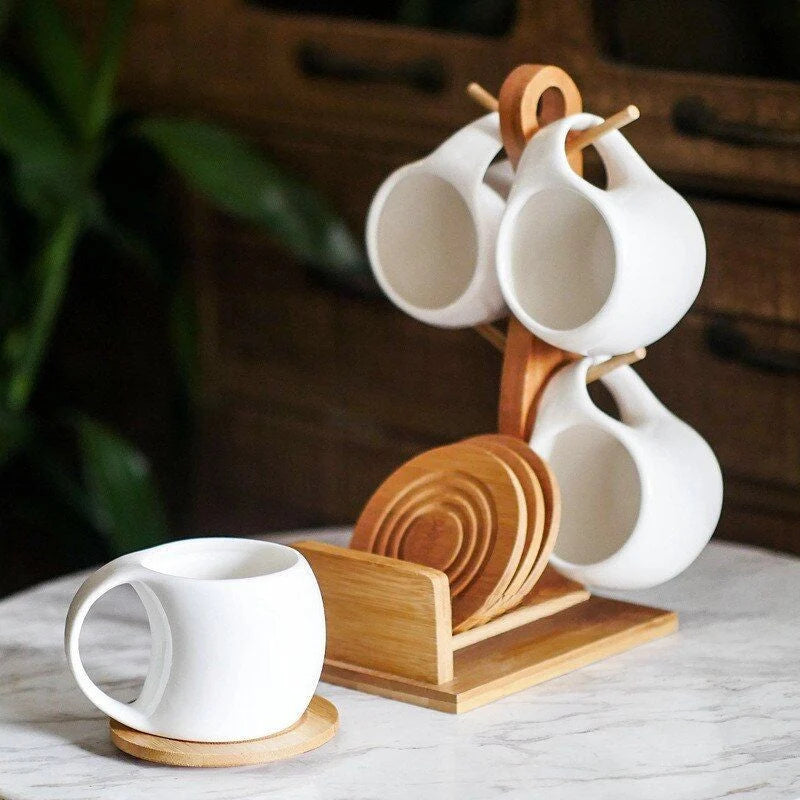 Ceramic Teapot Set Heat-Retaining Easy-Clean Surface