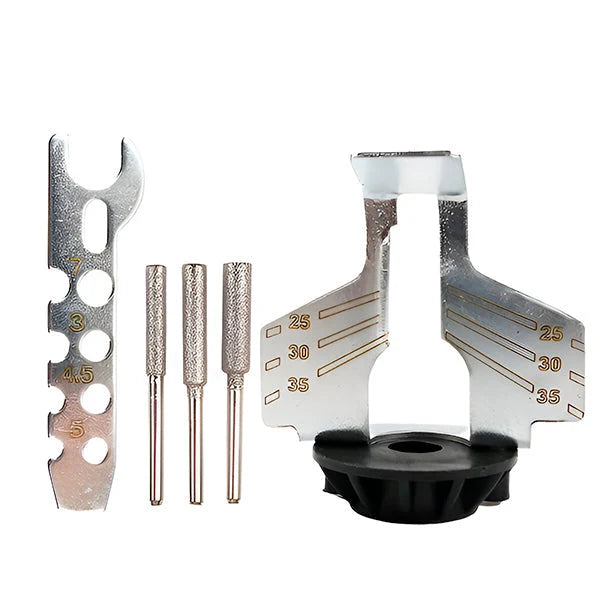 Chainsaw Sharpener Built-In Angle Guide Universal Fit