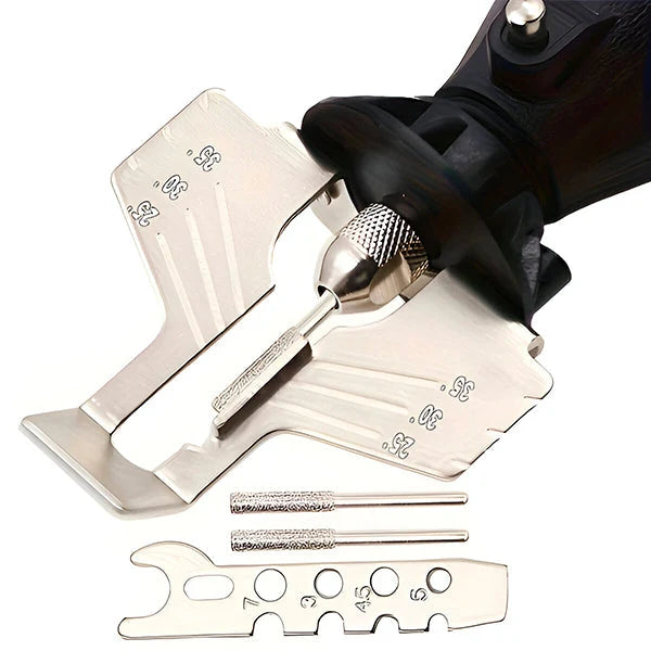 Chainsaw Sharpener Built-In Angle Guide Universal Fit
