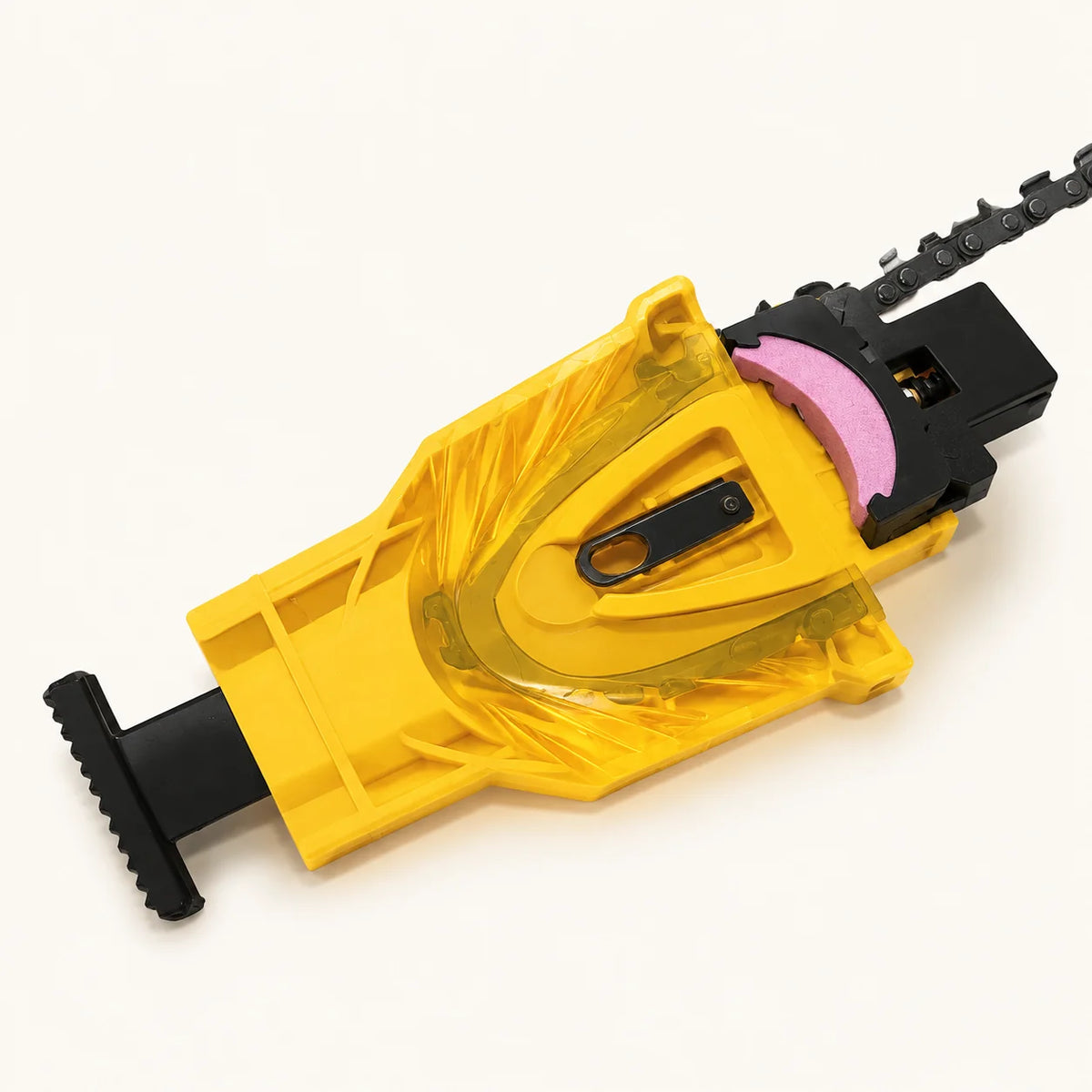 Chainsaw Sharpener Portable Clamp-Style Replaceable Stone